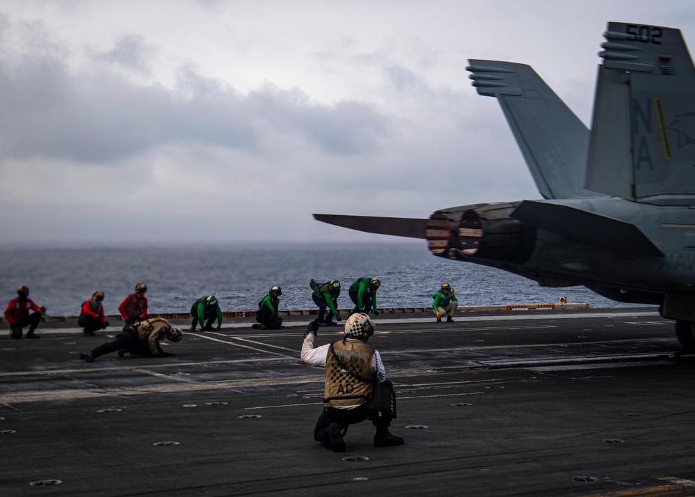 Nimitz Conducts Flight Ops