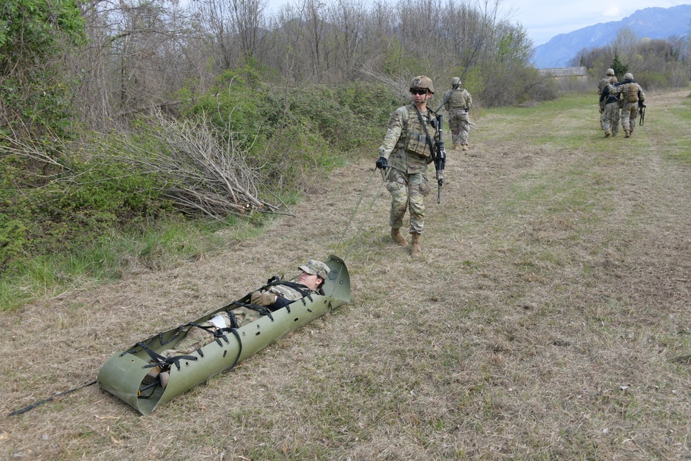 Medevac Training , Osoppo 12 April 2023