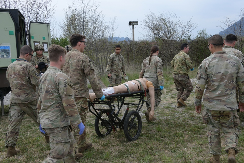 Medevac Training , Osoppo 12 April 2023