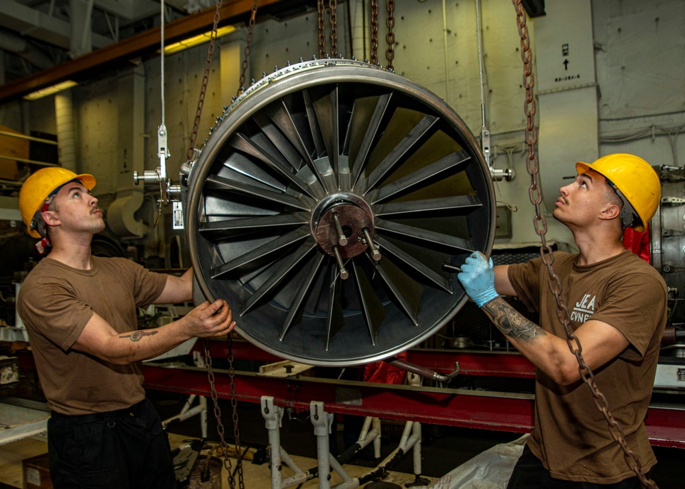 Sailors Transport Engine Fan