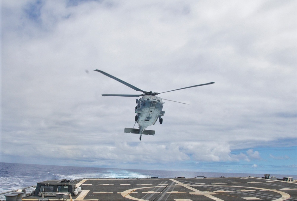 USS William P. Lawrence (DDG 110) Performs Flight Operations