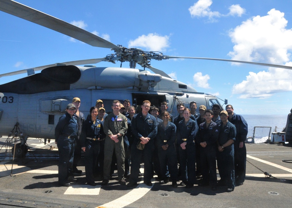 USS William P. Lawrence (DDG 110) Conducts Reenlistment