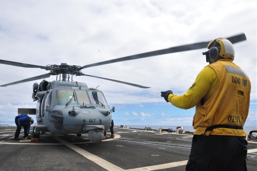 USS William P. Lawrence (DDG 110) Performs Flight Operations