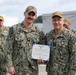 USS Hampton Sailor Receives Navy and Marine Corps Commendation Medal from Commander, Task Force 74