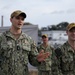 USS Hampton Sailors Receive Submarine Warfare Officer Pins from Commander, Task Force 74