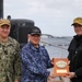 Commander, Fleet Submarine Force (JMSDF) tours USS Hampton in Yokosuka