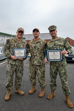 CFAS Sailors First to Earn NSF Senior Specialist Insignia