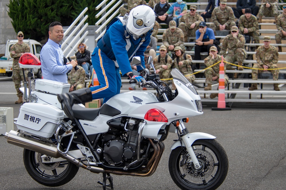 Yokota partners with Tokyo Police for motorcycle safety