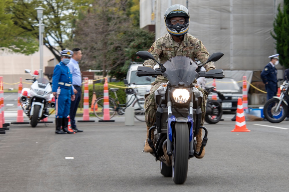 Yokota partners with Tokyo Police for motorcycle safety