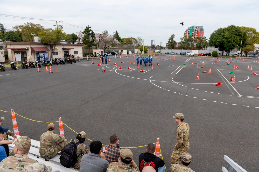 Yokota partners with Tokyo Police for motorcycle safety