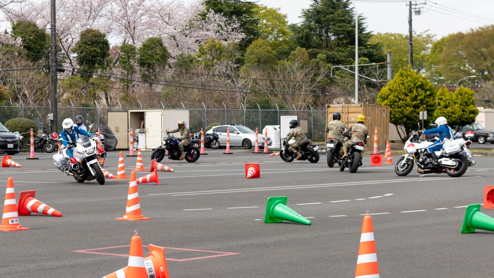 Yokota partners with Tokyo Police for motorcycle safety