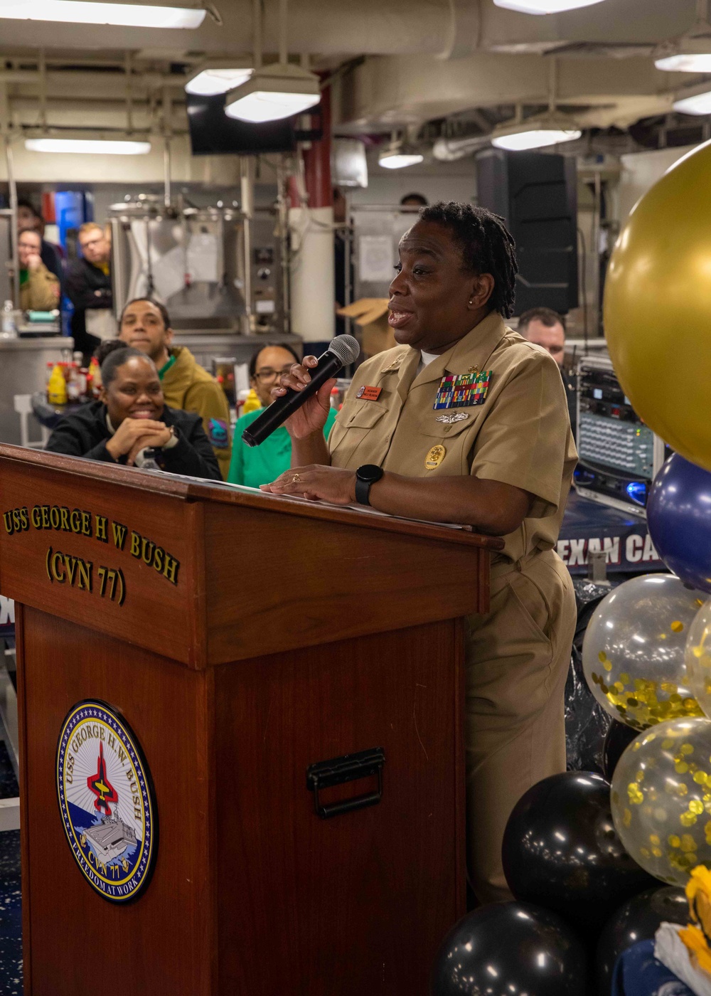 Daily Operations Onboard USS George H.W. Bush (CVN 77)