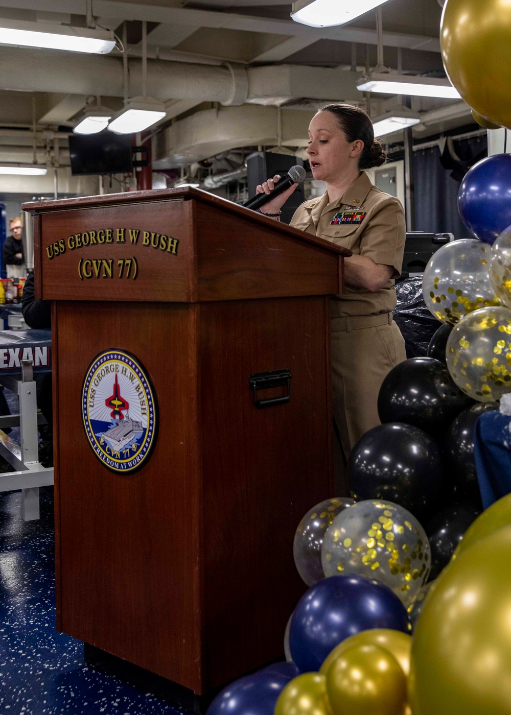 Daily Operations Aboard USS George H.W. Bush (CVN 77)