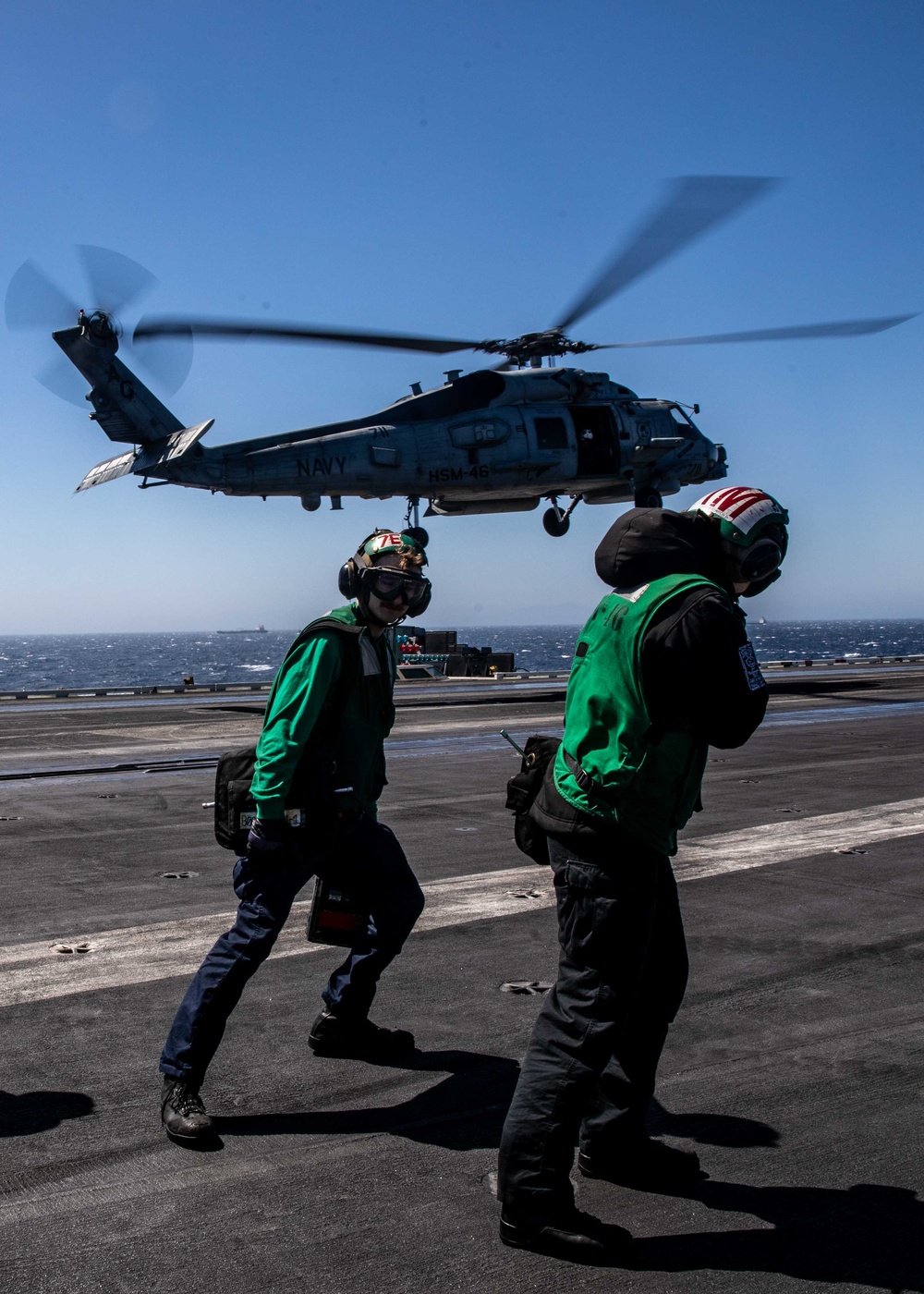 USS George H.W. Bush (CVN 77) Transits Strait of Gibraltar