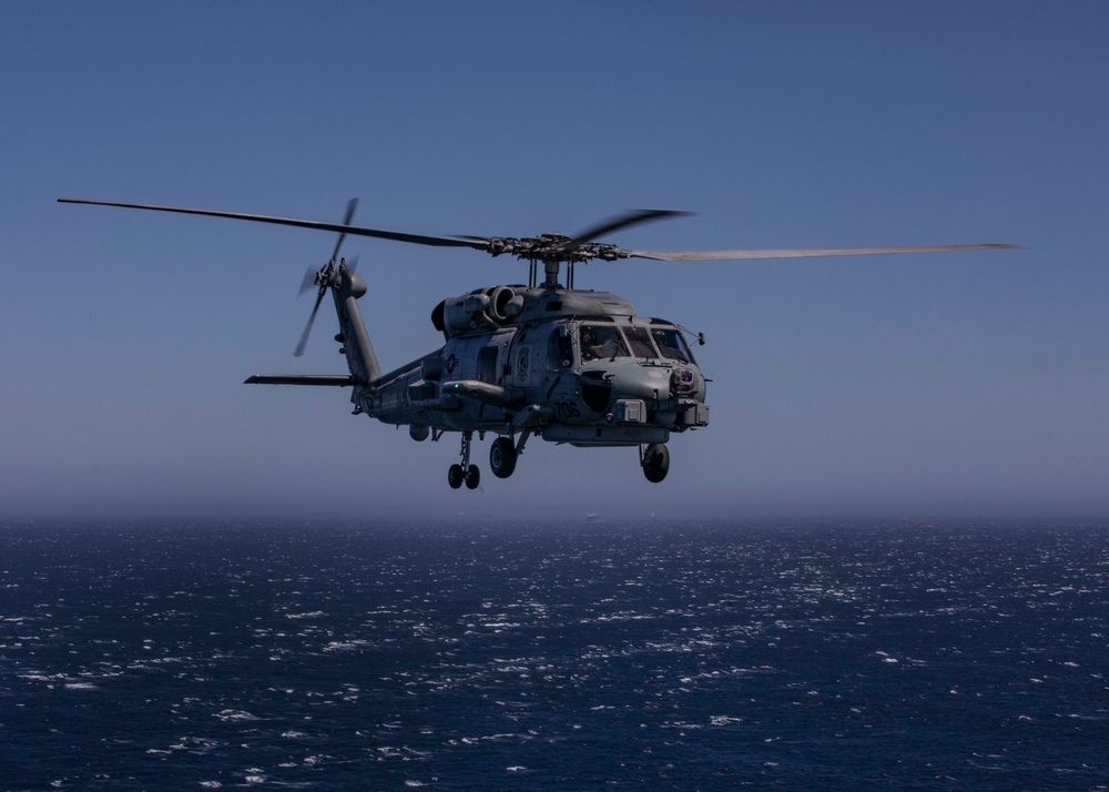 USS George H.W. Bush (CVN 77) Transits Strait of Gibraltar