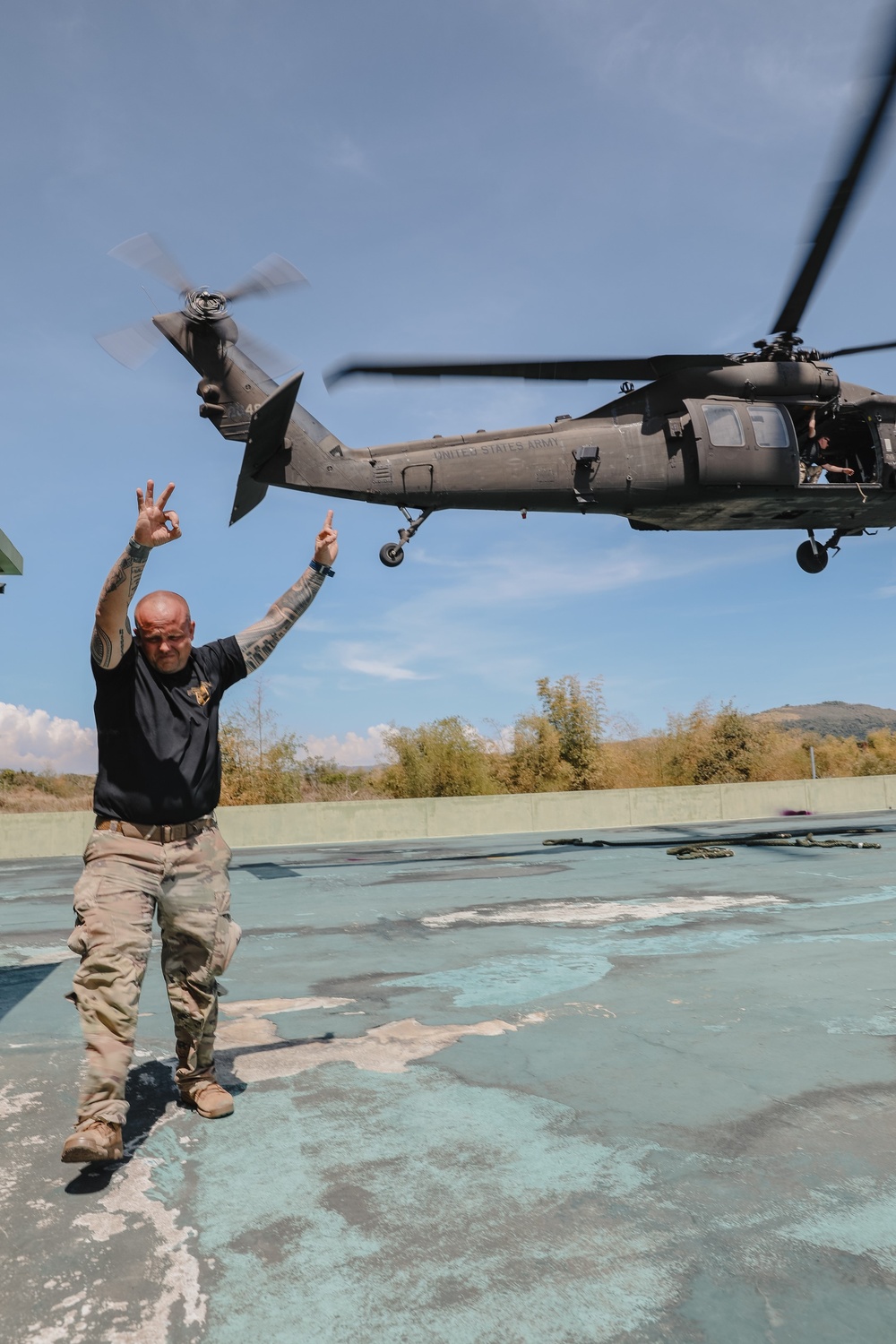 Wolfhounds Conduct Joint Fast Rope Insertion