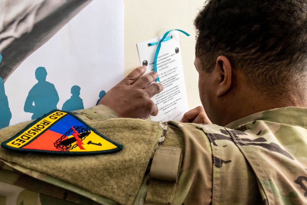 Sexual Assault Awareness and Prevention Month with the Combat Aviation Brigade