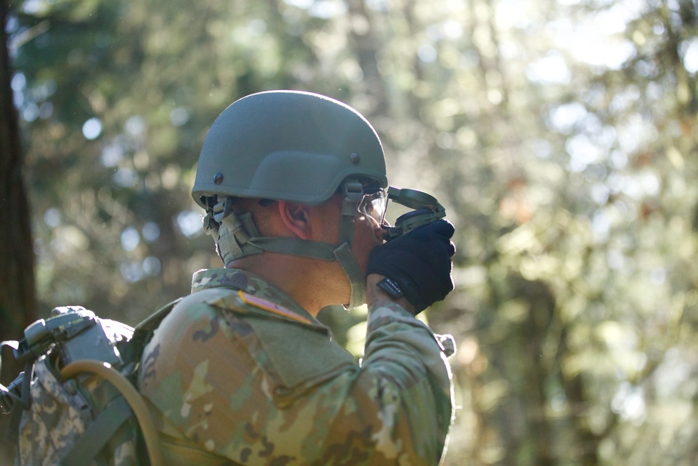 Soldiers compete during MIRC Non-Commissioned Officer of the Year and Soldier of the Year Competition