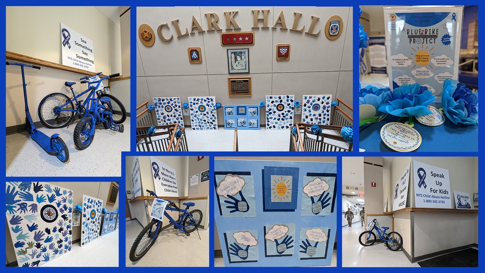 Blue Bike Project raises awareness for Child Abuse Prevention Month