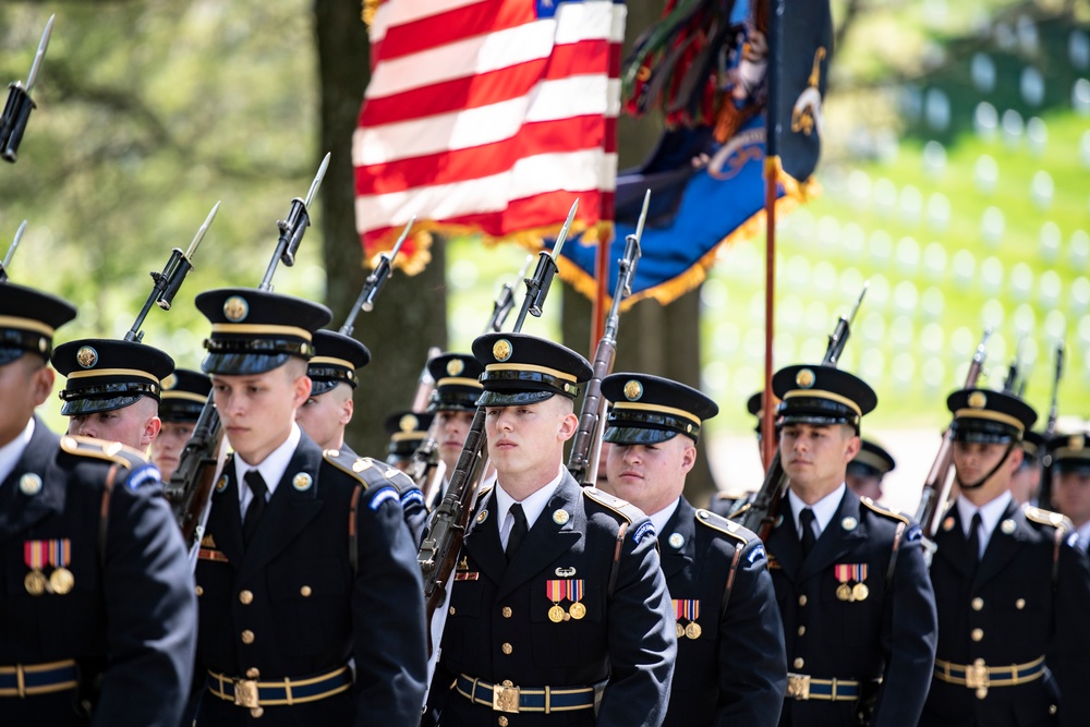 Military Funeral Honors with Funeral Escort are Conducted for U.S. Army Col. Jeanne Picariello in Section 78