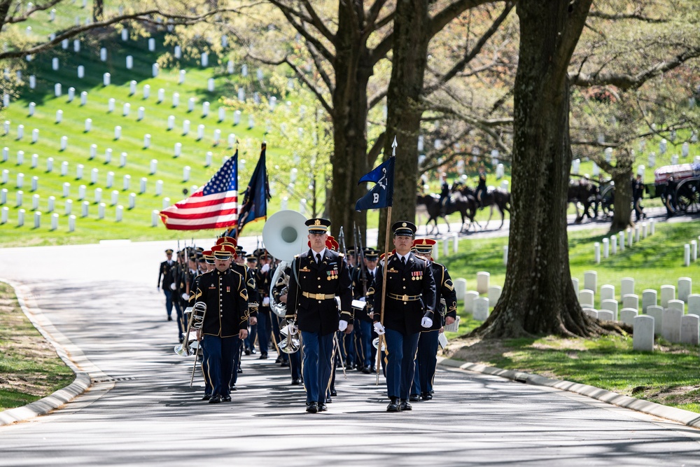 Military Funeral Honors with Funeral Escort are Conducted for U.S. Army Col. Jeanne Picariello in Section 78