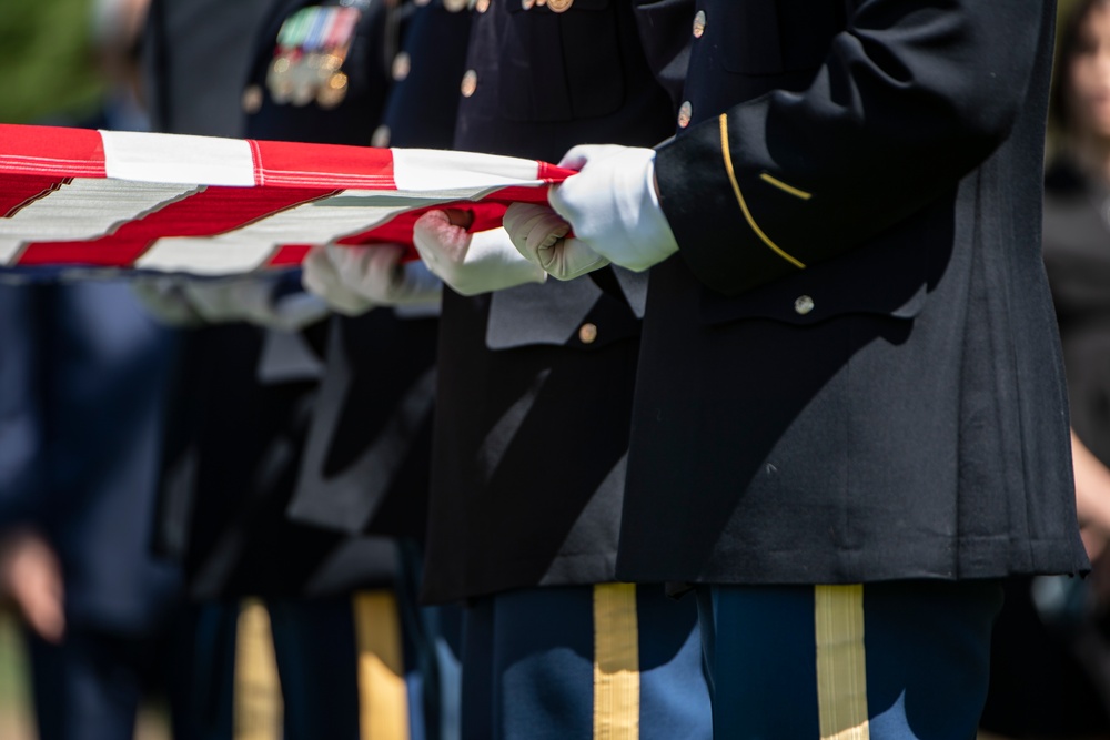 Military Funeral Honors with Funeral Escort are Conducted for U.S. Army Col. Jeanne Picariello in Section 78