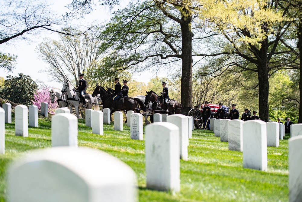 Military Funeral Honors with Funeral Escort are Conducted for U.S. Army Col. Jeanne Picariello in Section 78