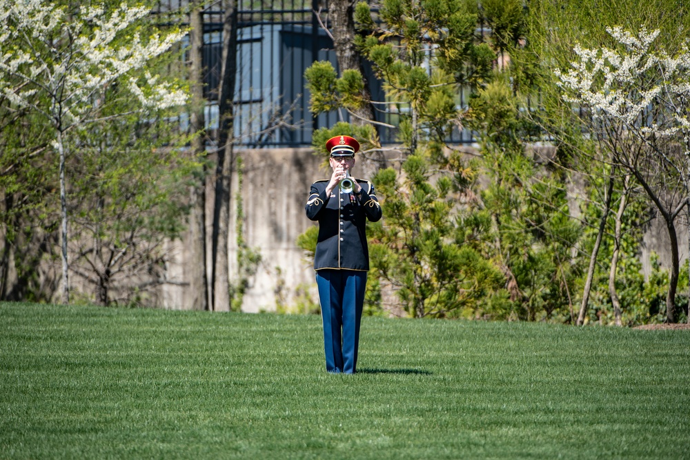 Military Funeral Honors with Funeral Escort are Conducted for U.S. Army Col. Jeanne Picariello in Section 78