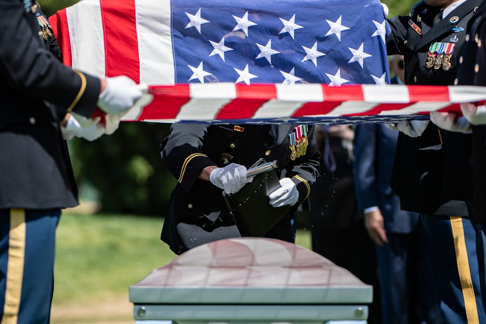 Military Funeral Honors with Funeral Escort are Conducted for U.S. Army Col. Jeanne Picariello in Section 78