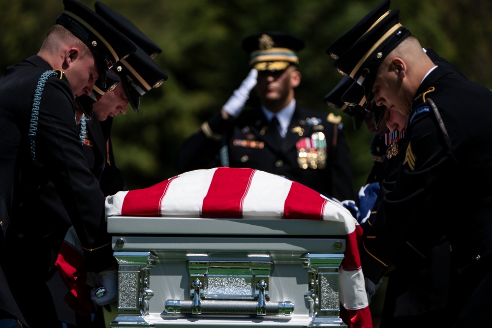 Military Funeral Honors with Funeral Escort are Conducted for U.S. Army Col. Jeanne Picariello in Section 78