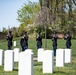 Military Funeral Honors with Funeral Escort are Conducted for U.S. Army Col. Jeanne Picariello in Section 78