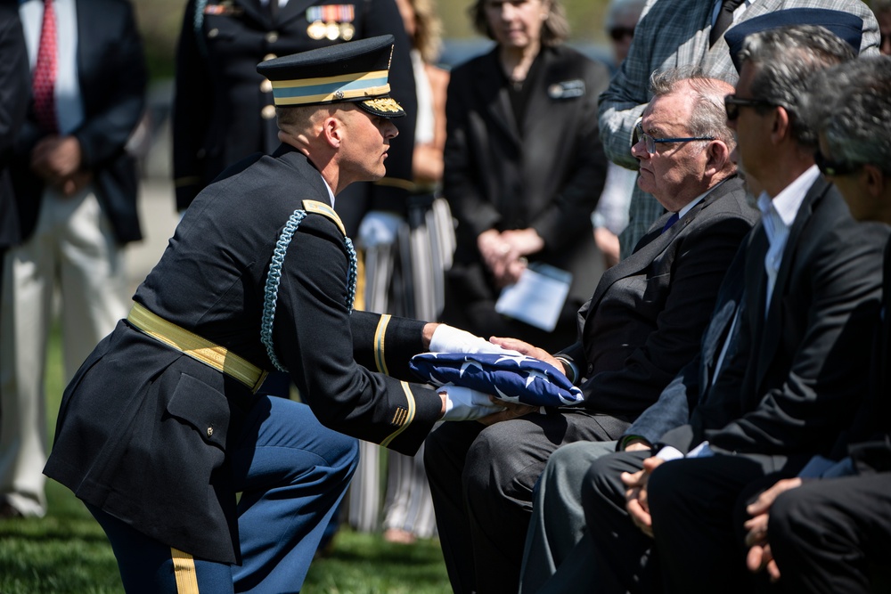 Military Funeral Honors with Funeral Escort are Conducted for U.S. Army Col. Jeanne Picariello in Section 78