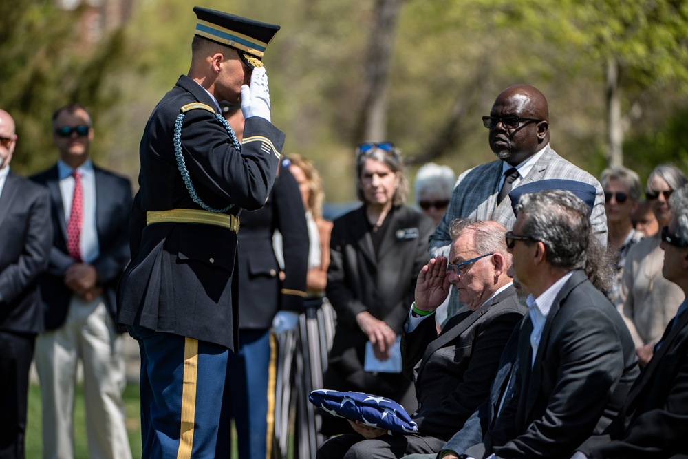 Military Funeral Honors with Funeral Escort are Conducted for U.S. Army Col. Jeanne Picariello in Section 78