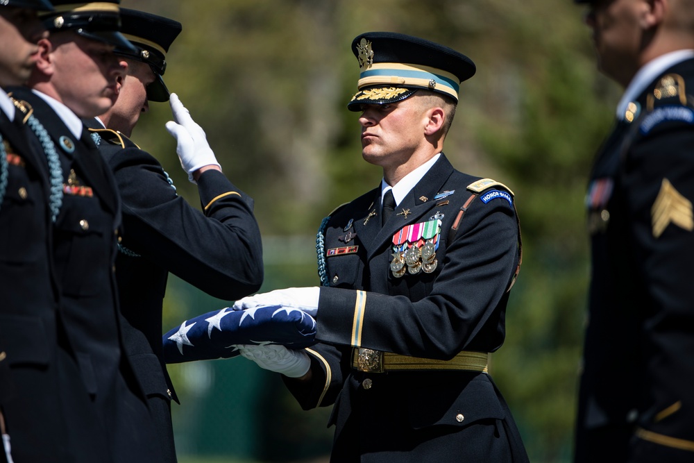 Military Funeral Honors with Funeral Escort are Conducted for U.S. Army Col. Jeanne Picariello in Section 78