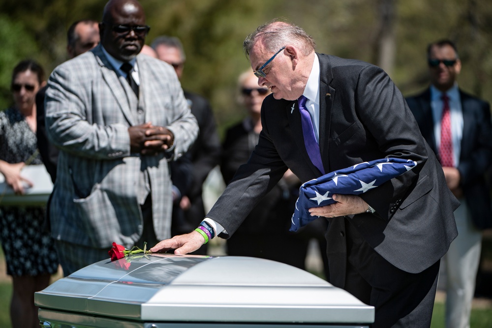 Military Funeral Honors with Funeral Escort are Conducted for U.S. Army Col. Jeanne Picariello in Section 78