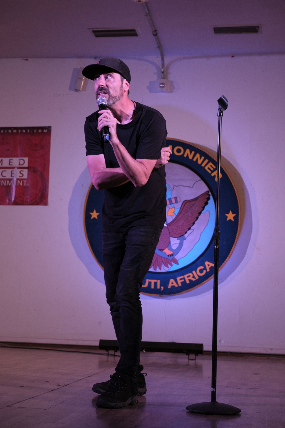 Operation Punchline comedians visit Camp Lemonnier