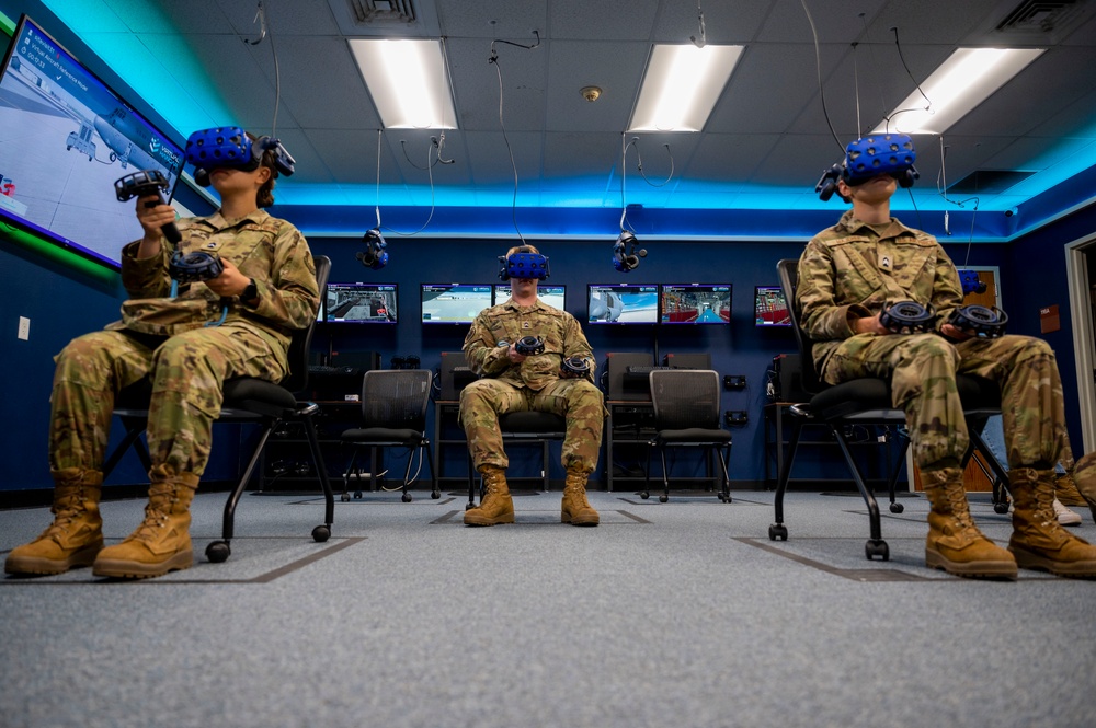 AFROTC Cadets Tour Dyess