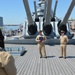 Re-enlistment ceremony aboard Battleship Wisconsin