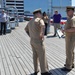 Re-enlistment ceremony aboard Battleship Wisconsin