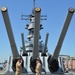 Re-enlistment ceremony aboard Battleship Wisconsin