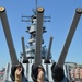 Re-enlistment ceremony aboard Battleship Wisconsin