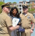 Re-enlistment ceremony aboard Battleship Wisconsin