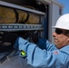 Public Works Division repairs powerlines at The Combat Center during windstorm