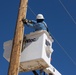 Public Works Division repairs powerlines at The Combat Center during windstorm