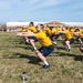 Recruits physically train at US Navy Recruit Training Command