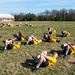 Recruits physically train at US Navy Recruit Training Command