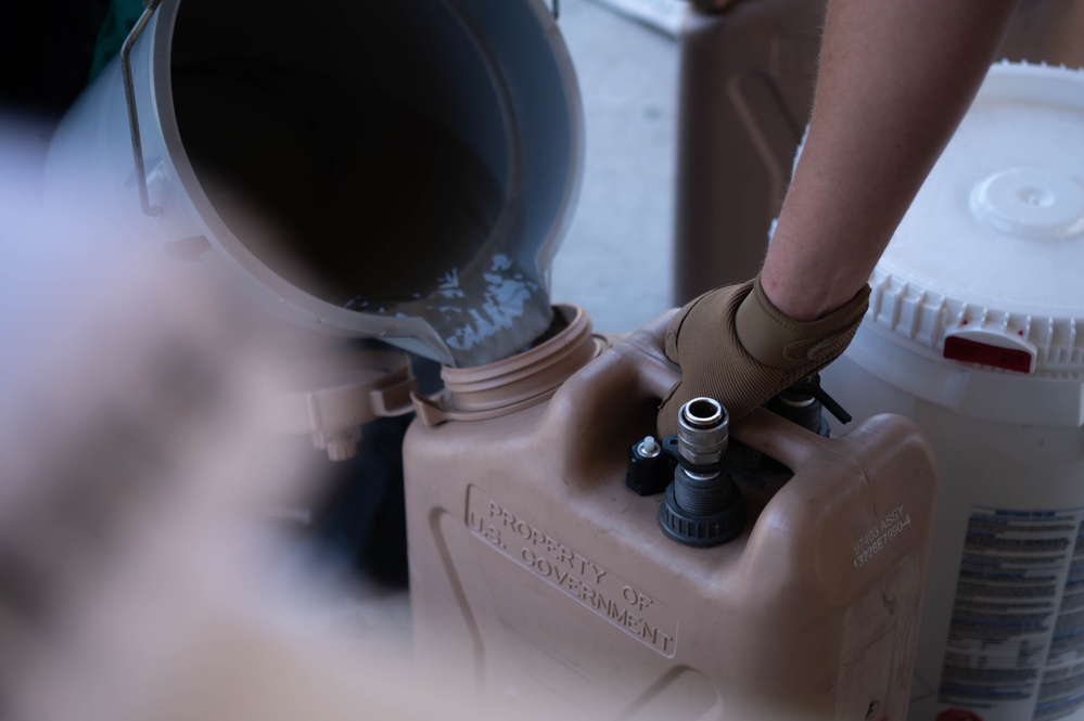 Belligerent Badger 23 ROWPU installation