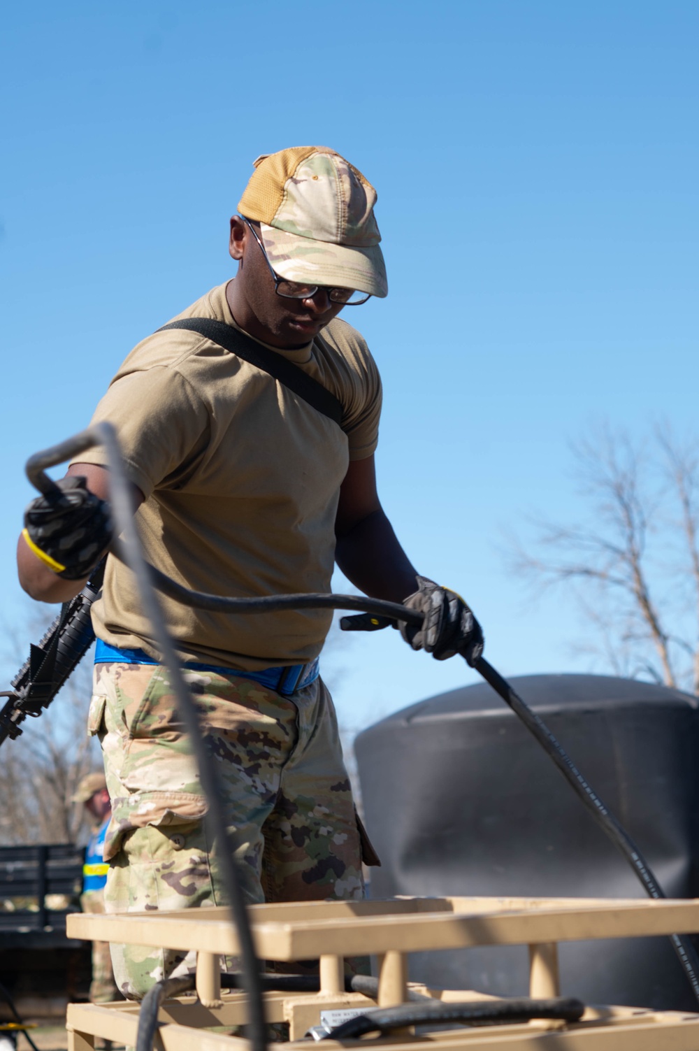 Belligerent Badger 23 ROWPU installation
