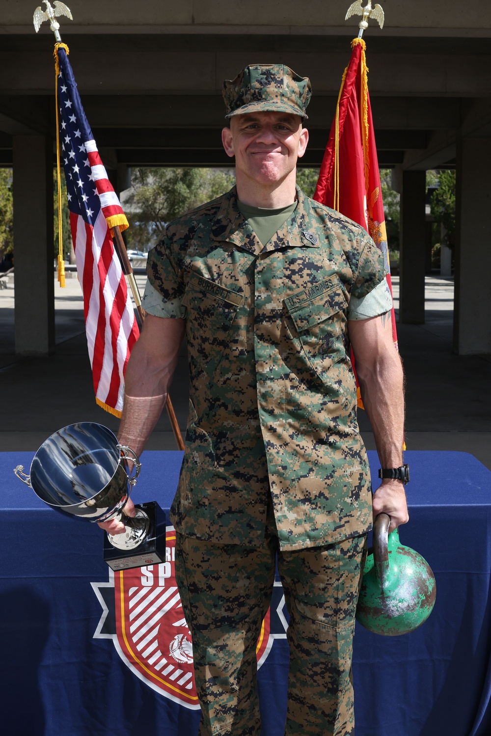 Marines receive Athlete of the Year awards