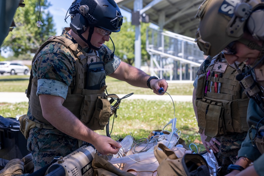 2nd Medical Battalion Conducts En Route Care Exercise